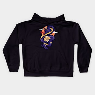 Snake on hand Kids Hoodie